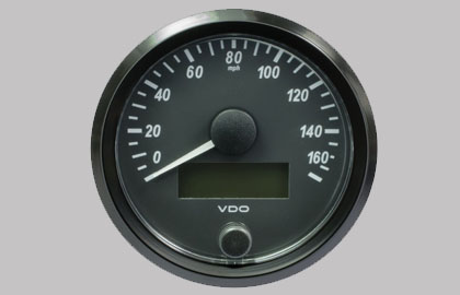 SingleViu Speedometer 160 Mph